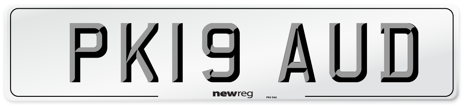 PK19 AUD Number Plate from New Reg